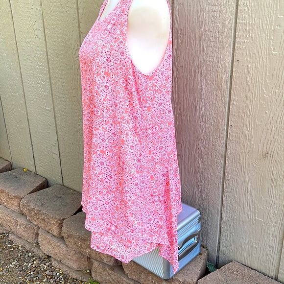 Star Fever Abstract Print Asymmetrical Dress - Picture 3 of 7